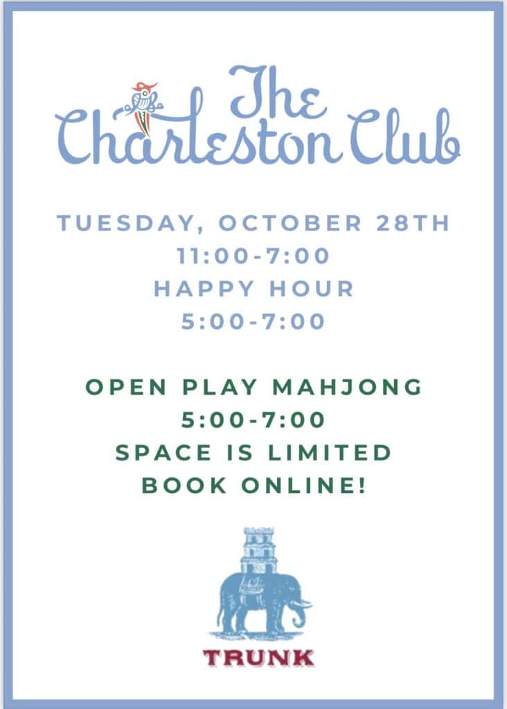 The Charleston Club Trunk Show detials